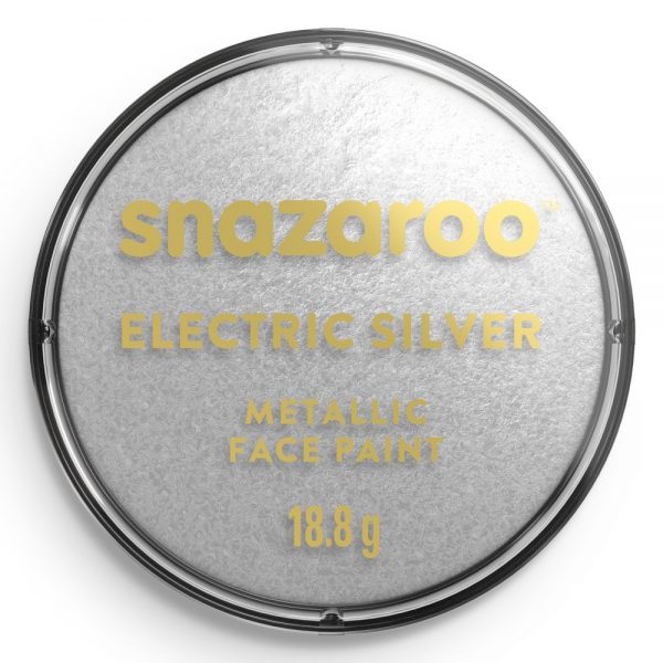 Snazaroo Metálicos - Plata Eléctrico, 18ml