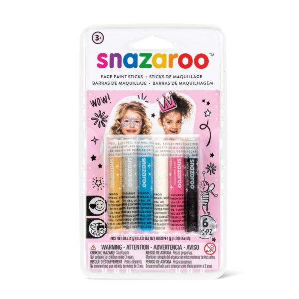 Fantasy Face Paint Sticks - Set of 6 Face Paint Sticks | Snazaroo - UK