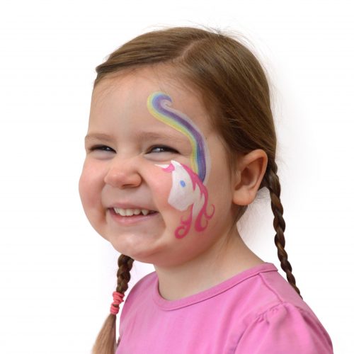 easy face painting cheek