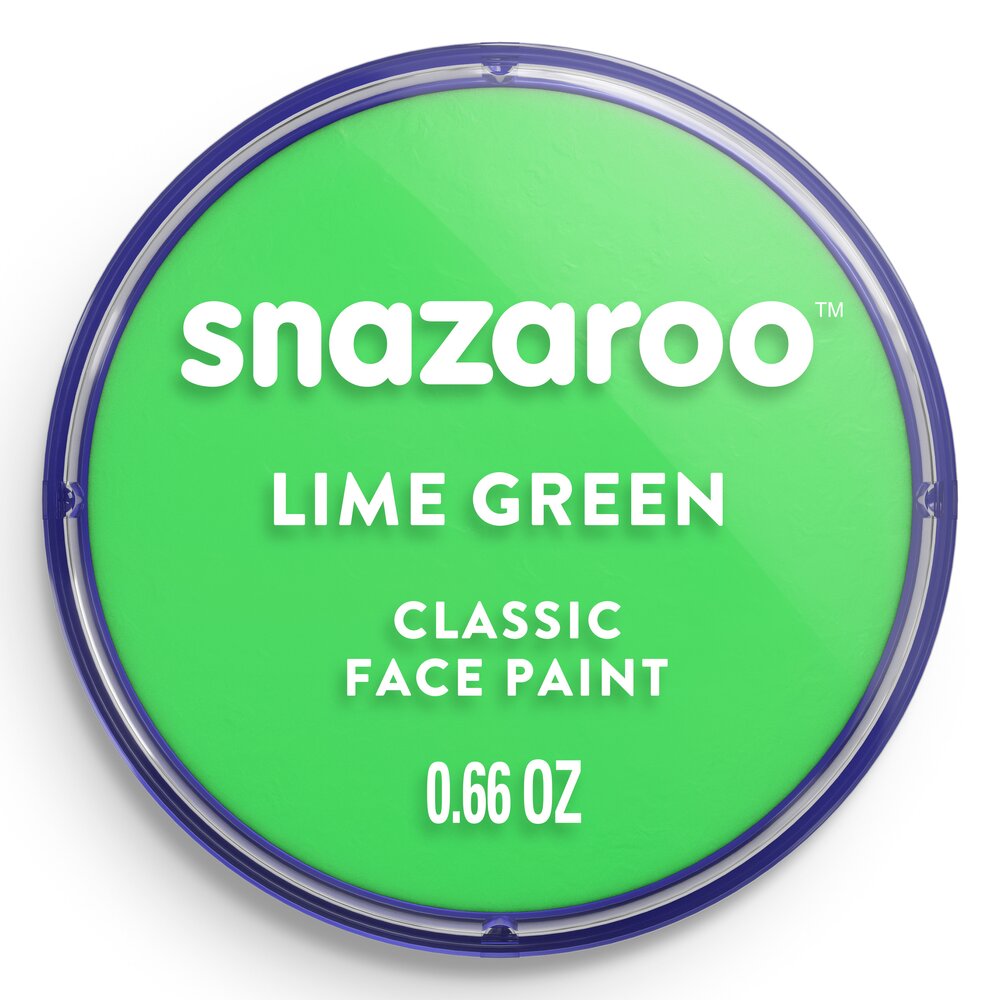 Snazaroo Classic Face Paint - Lime Green, 18ml