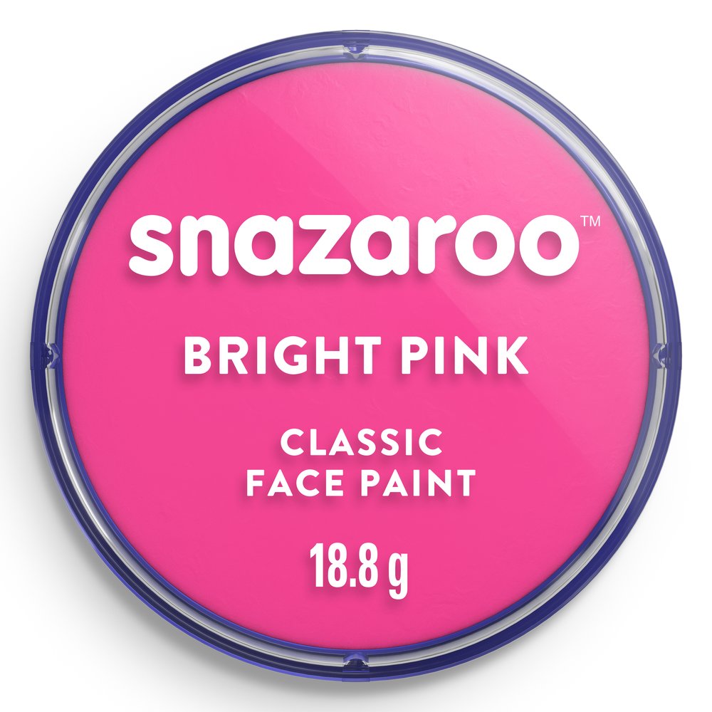 Snazaroo Classic Face Paint - Bright Pink, 18ml