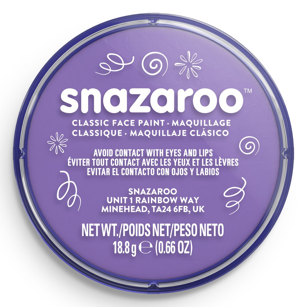 Snazaroo Classic Face Paint - Lilac, 18ml