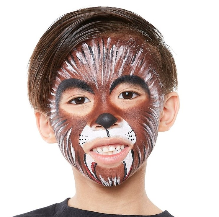 werewolf face paint