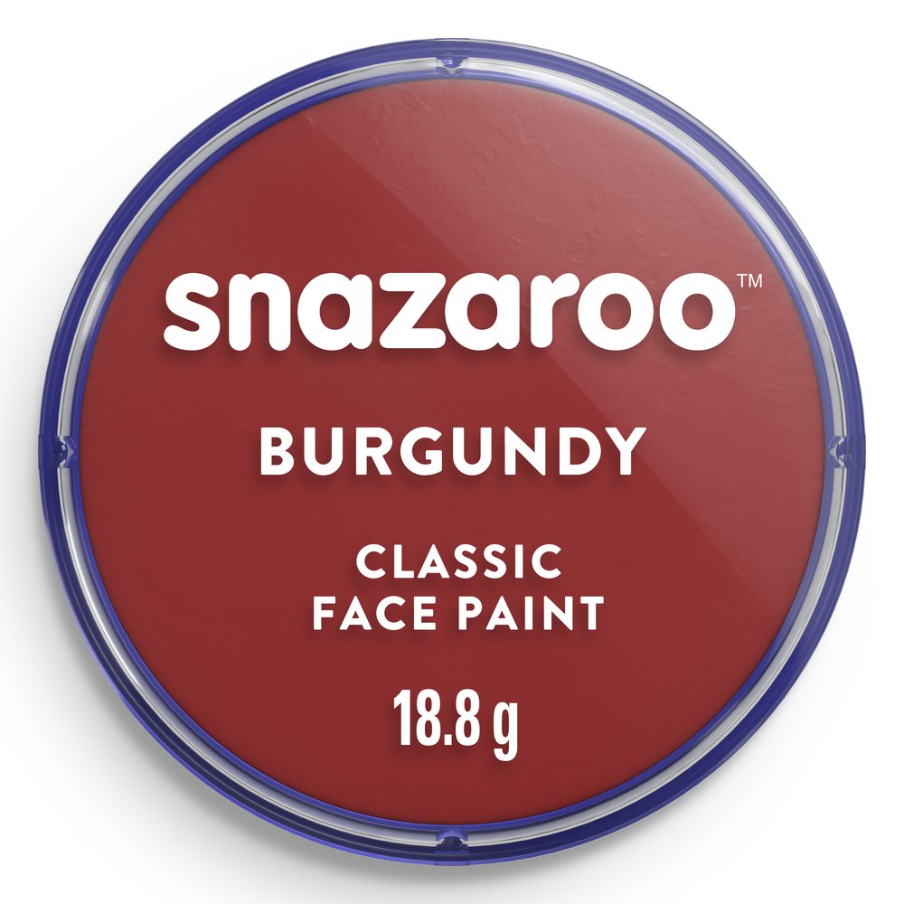 Snazaroo Classic Face Paint - Burgundy, 18ml