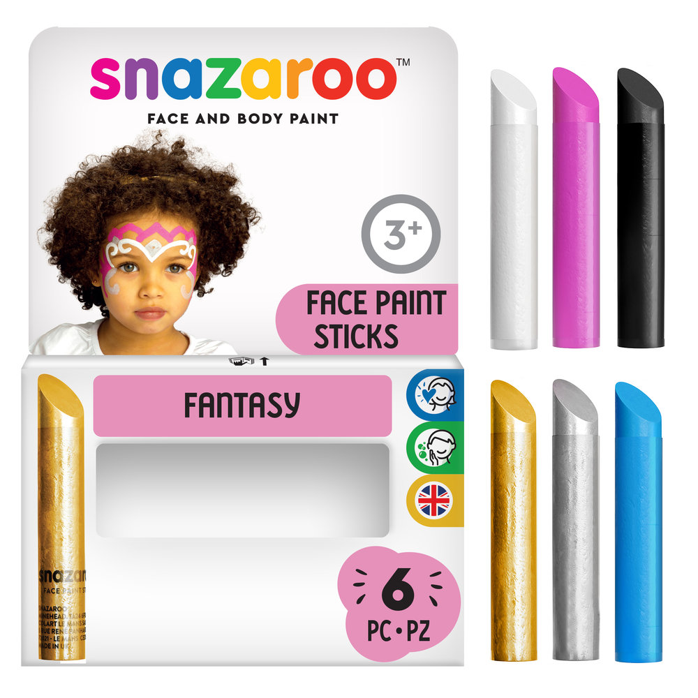 Fantasy Face Paint Sticks - Set of 6