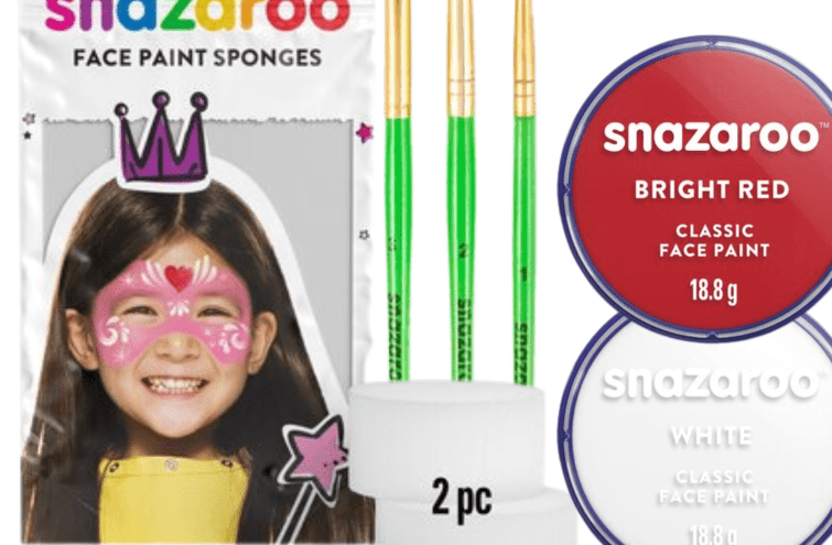 England Rugby Snazaroo Face Paint Bundle