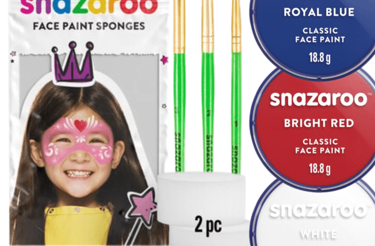 France Rugby Snazaroo Face Paint Bundle