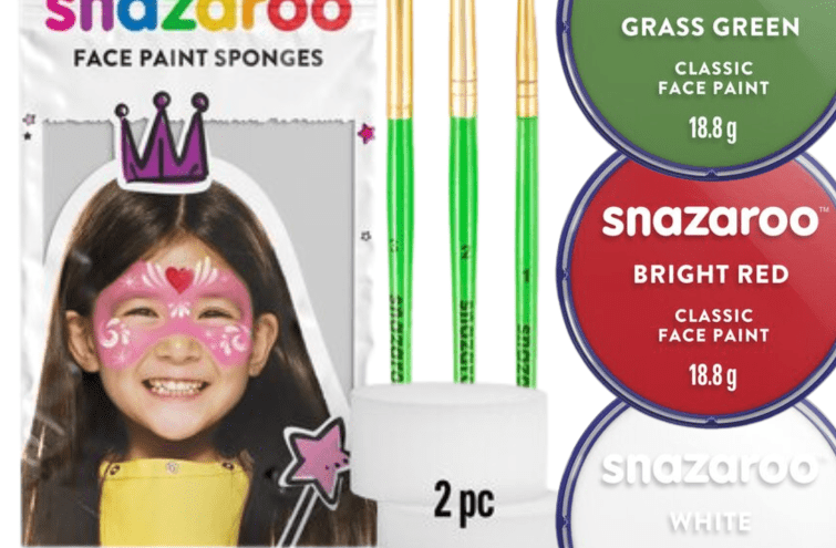 Italy Rugby Snazaroo Face Paint Bundle