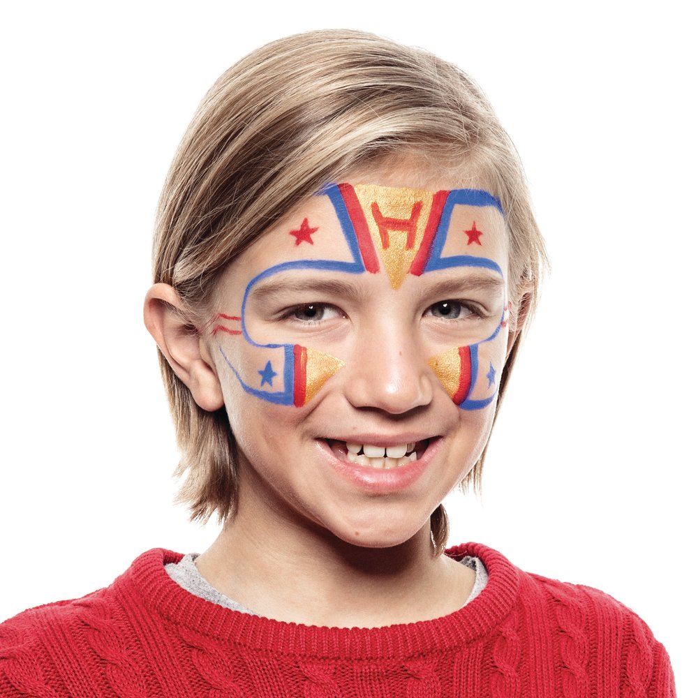 Superhero Face Paint 3 Easy Steps Snazaroo (US)