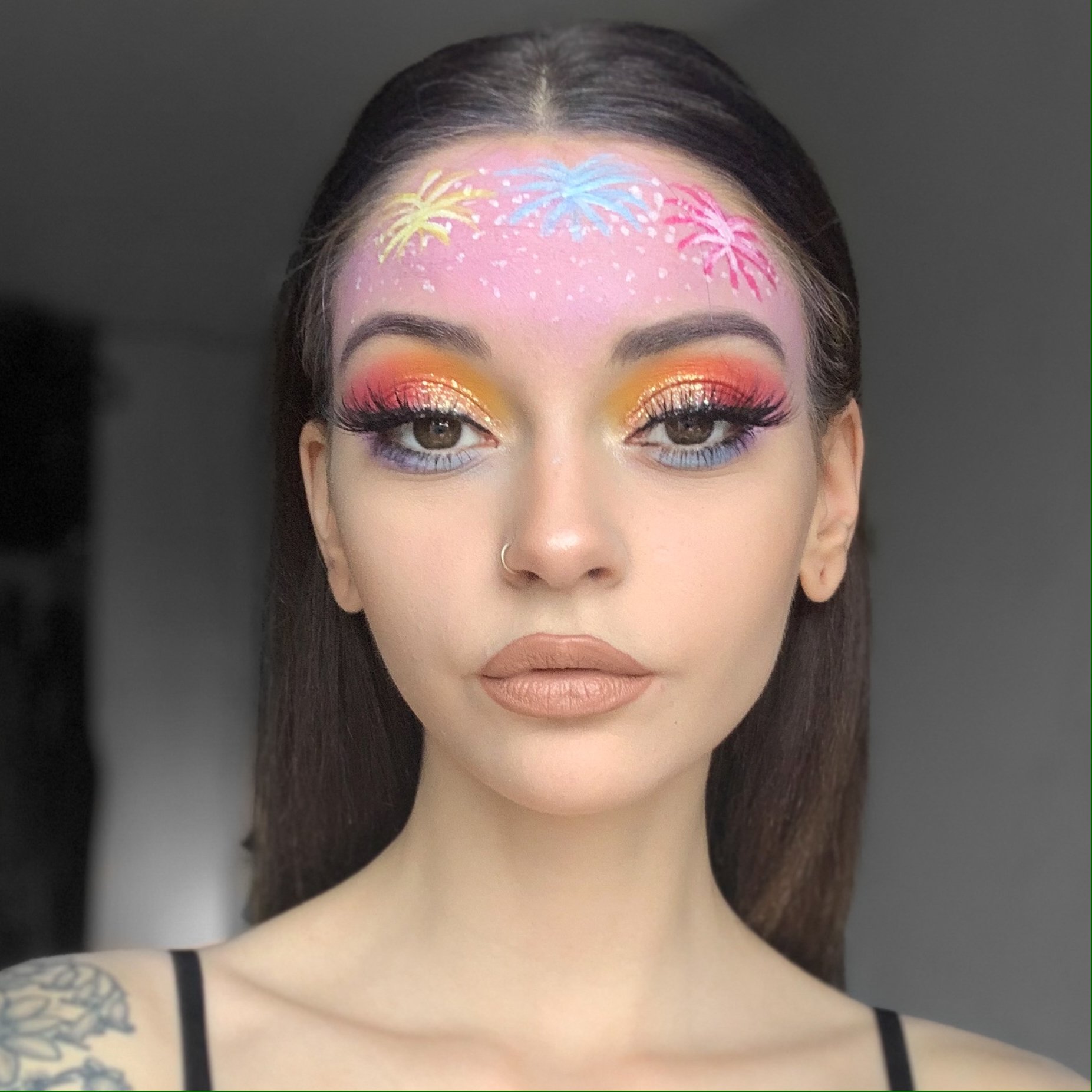 Fab Firework Face Paint Tutorial - Follow our 3 Step Tutorial