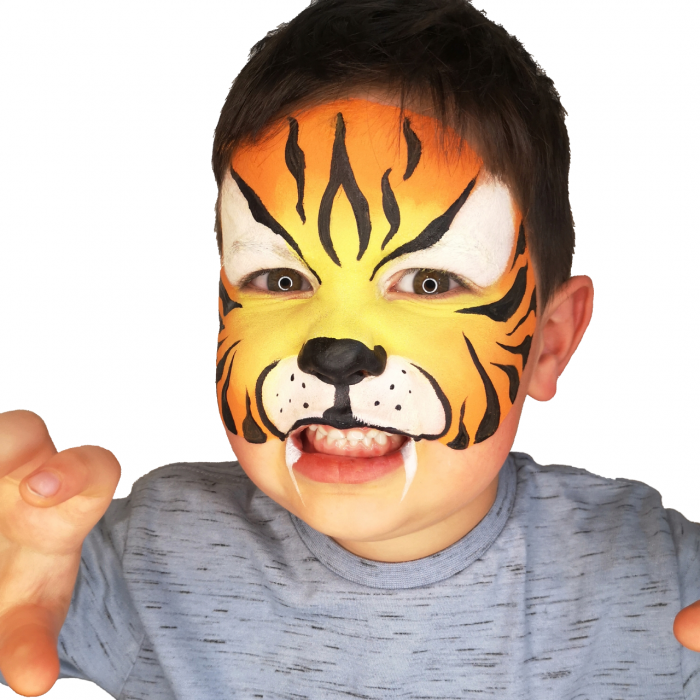 easy face painting lion