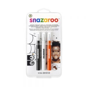 Snazaroo - Peinture Pour Visage et le Corps, Maquillage Pour Visage et  Déguisement, Pour Enfants et Adults,Fard Blister 18 ML, Couleur Noir