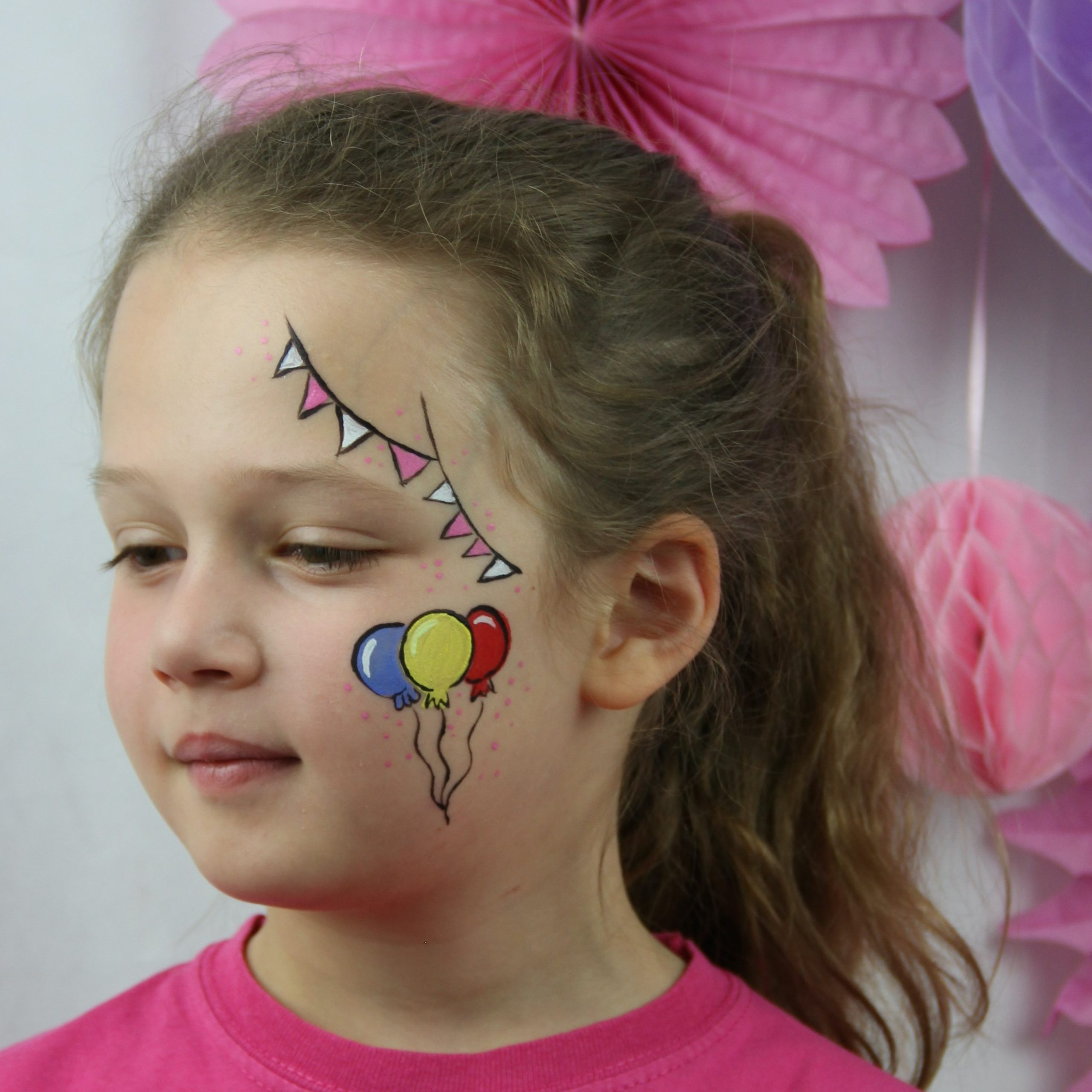 face painting balloons