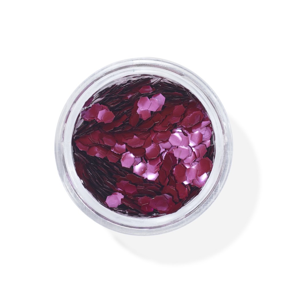 Snazaroo Bio Glitter, Chunky - Fuchsia, 3g