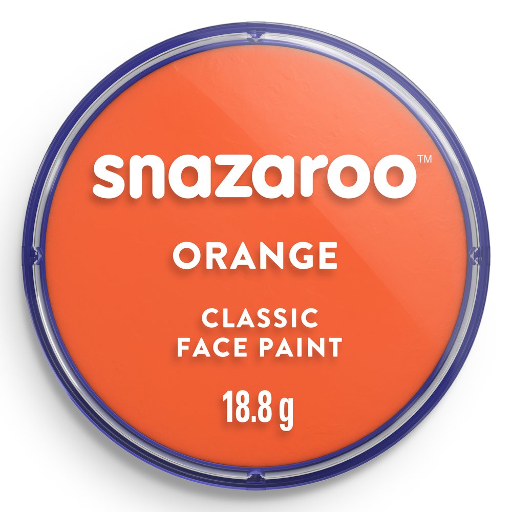 Snazaroo Classic Face Paint - Orange, 18ml